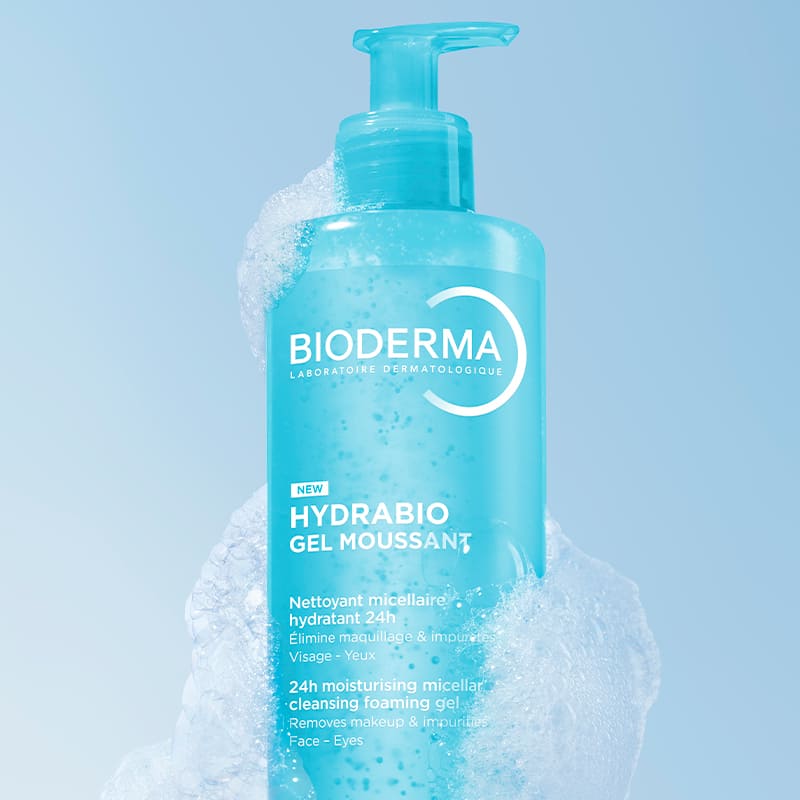 new hydrabio foaming gel